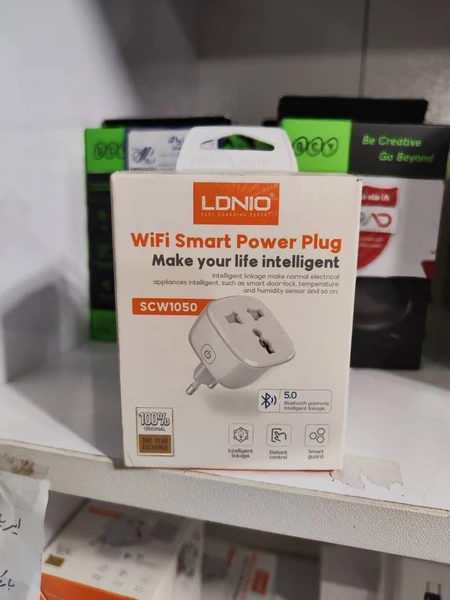 تبدیل پریز هوشمند وای‌فای الدینیو (LDNIO) مدل SCW1050 | کنترل از راه دور با اپلیکیشن