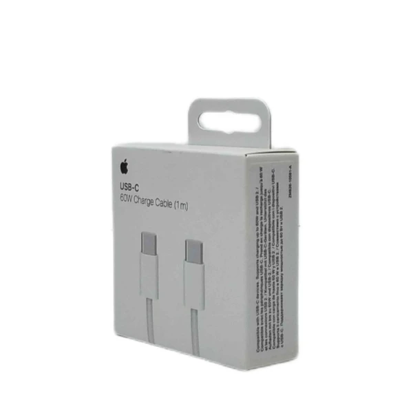 کابل شارژ سریع دو سر تایپ‌سی (USB-C به USB-C) مناسب آیفون سری ۱۵ و ۱۶