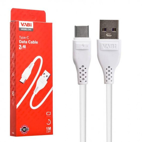 کابل تبدیل USB به USB-C وابی مدل CA7 | طول ۱ متر (شارژ و انتقال داده)