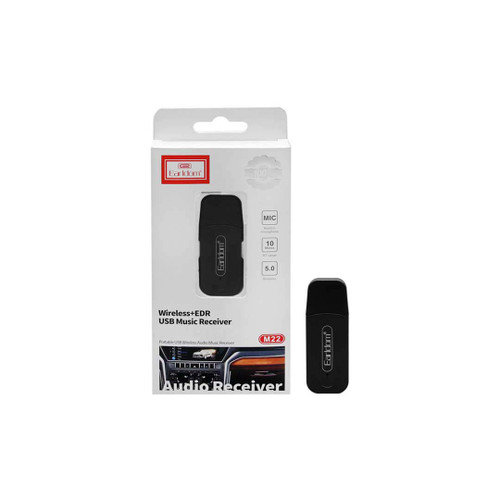 گیرنده بلوتوثی USB مدل Earldom M22 | تبدیل سیستم صوتی قدیمی به بلوتوثی + میکروفون داخلی