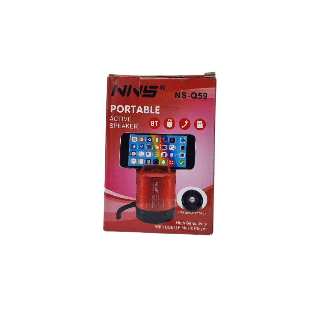 اسپیکر بلوتوثی قابل حمل NNS مدل NS-Q59 | دارای بلوتوث، USB و چراغ قوه