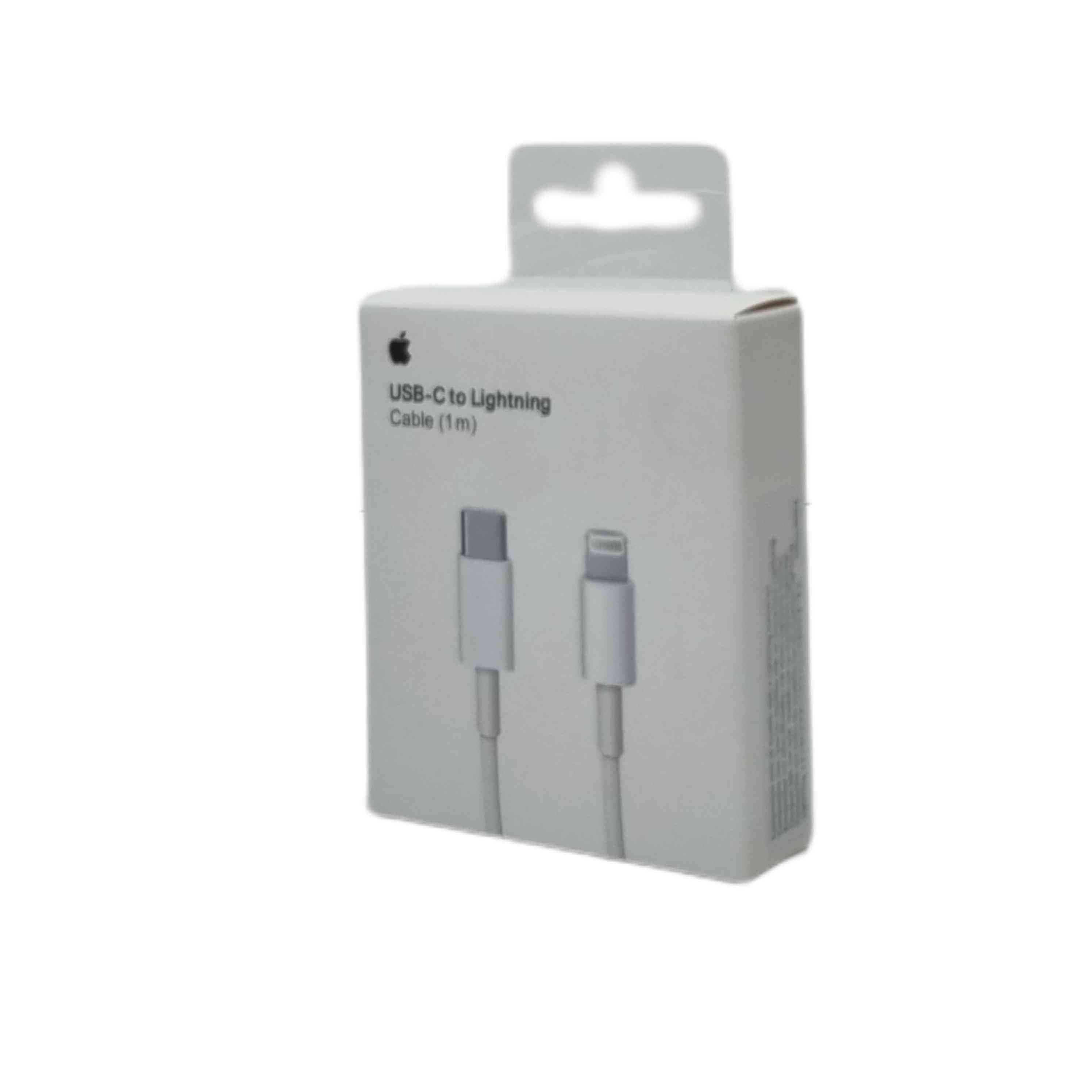 کابل شارژ USB-C به لایتنینگ (Apple) زبانه طلایی | طول ۱ متر