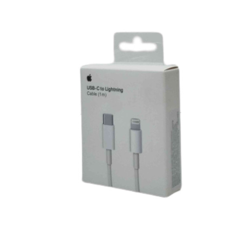 کابل شارژ USB-C به لایتنینگ (Apple) زبانه طلایی | طول ۱ متر