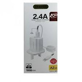 شارژر دیواری دودائو (DUDAO) مدل A2UK | دو پورت USB | خروجی ۲.۴ آمپر